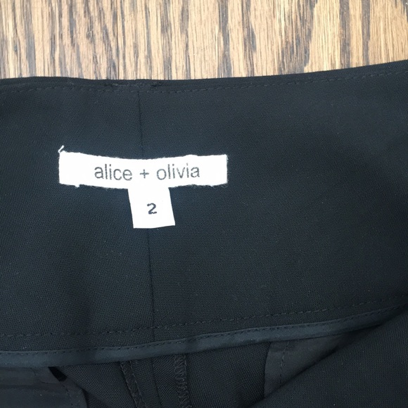 Alice + Olivia Black Pants unlined - Picture 5 of 6